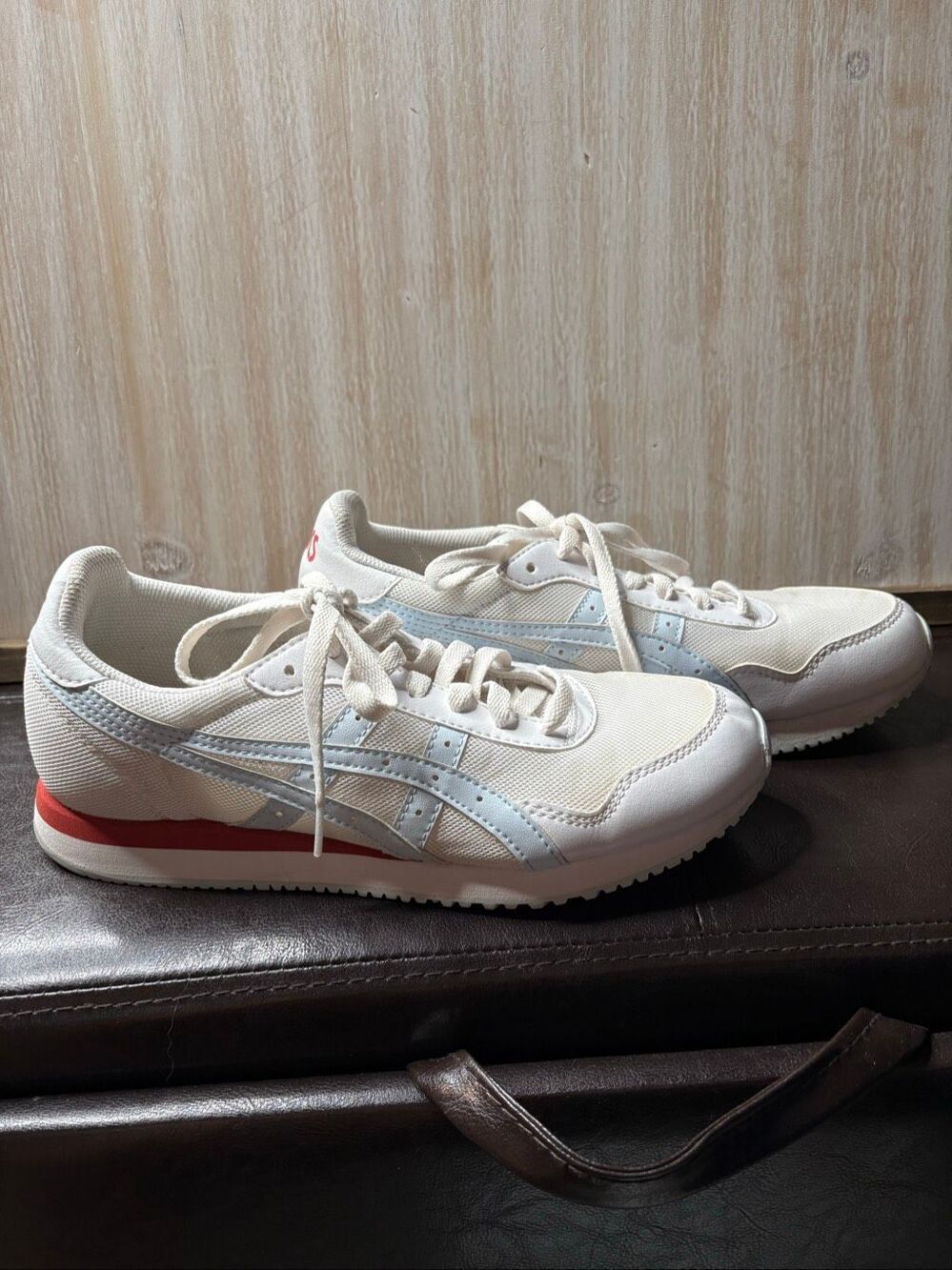 ASICS Tiger Runner "White Sky" Women's Low Top Sneakers Size 7 - Picture 3 of 14